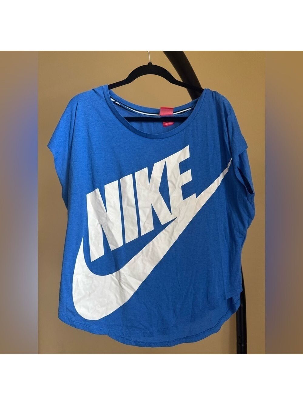 Nike Blue Graphic Muscle Tee Shirt